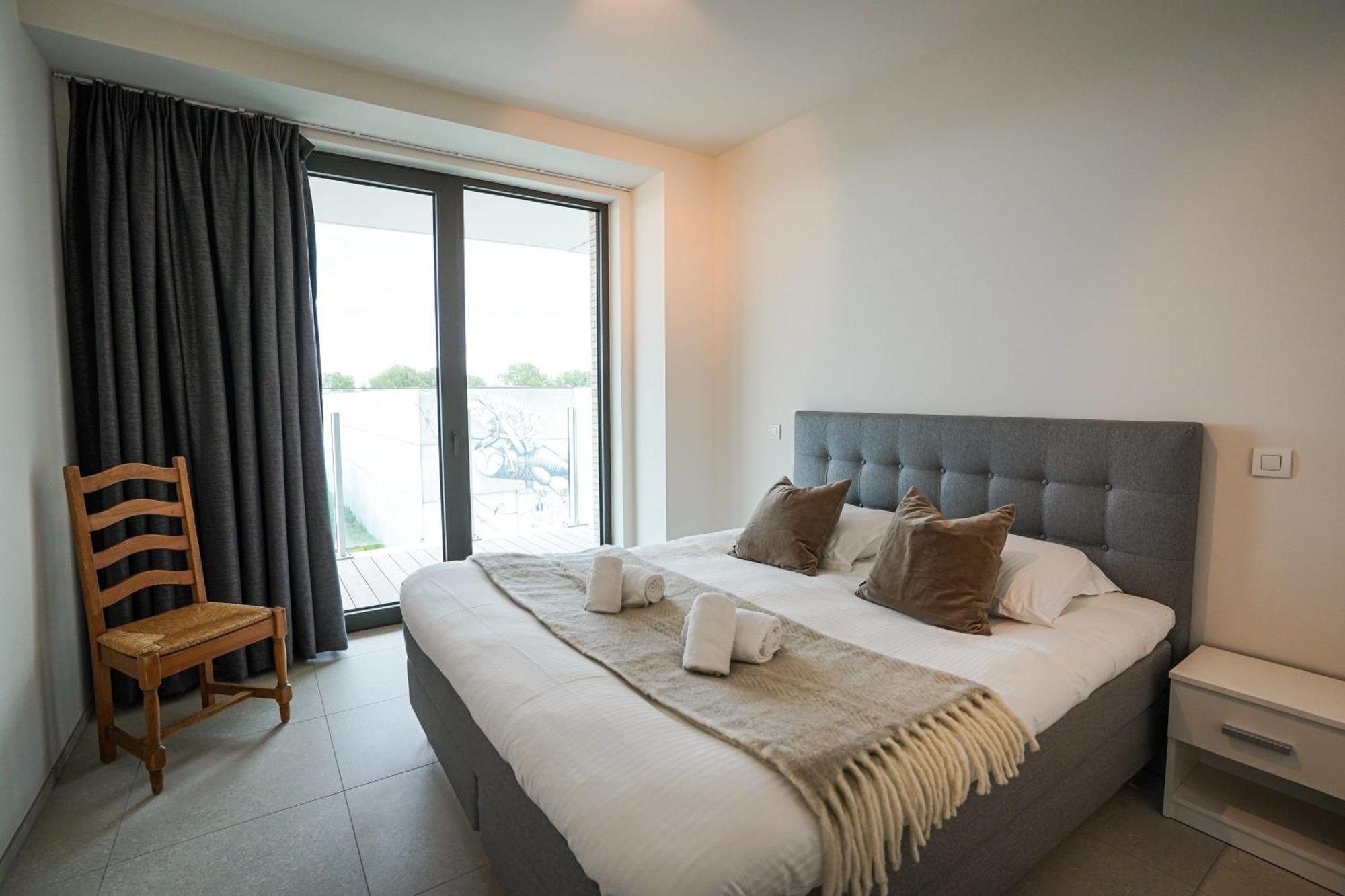 Huswell - Beautiful Apartment With Communal Pool And Gym 奥斯滕德 外观 照片